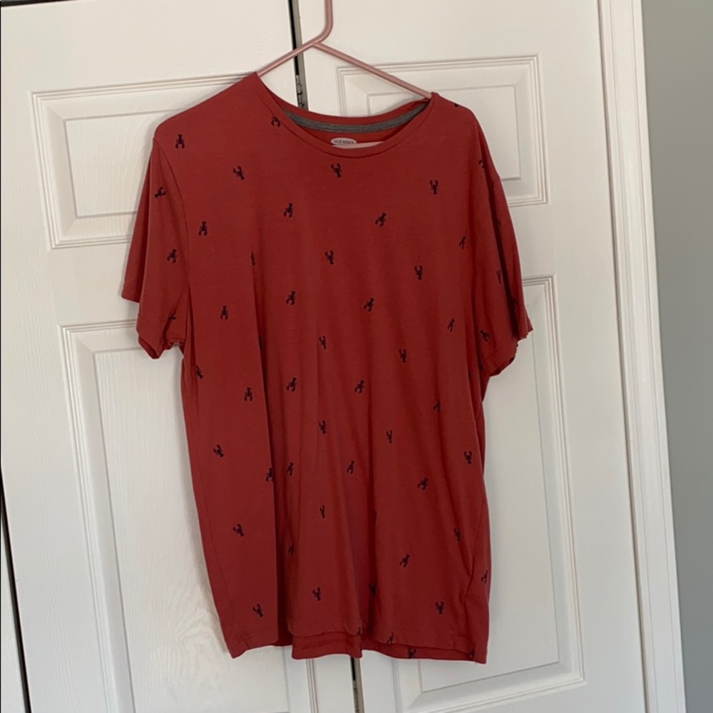 Pink graphic T